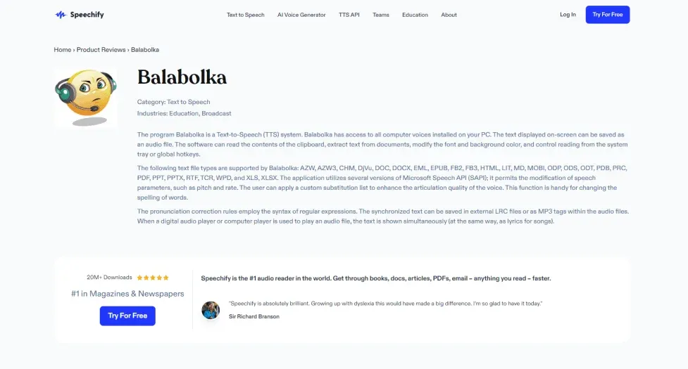 10. Balabolka