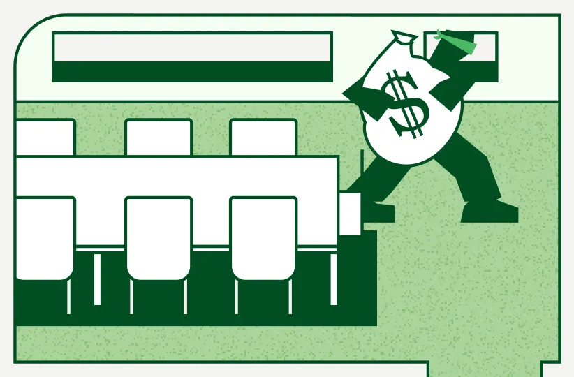 Fraud detection scene illustration