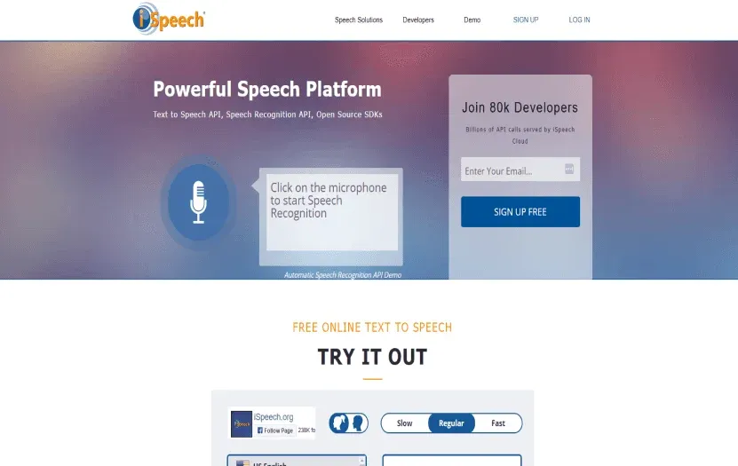 iSpeech